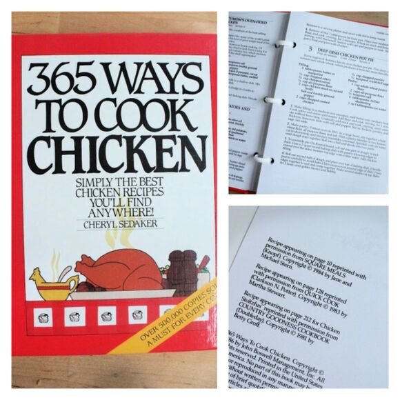 Vintage 365 Ways to Cook Chicken Cookbook - Picture 2 of 2